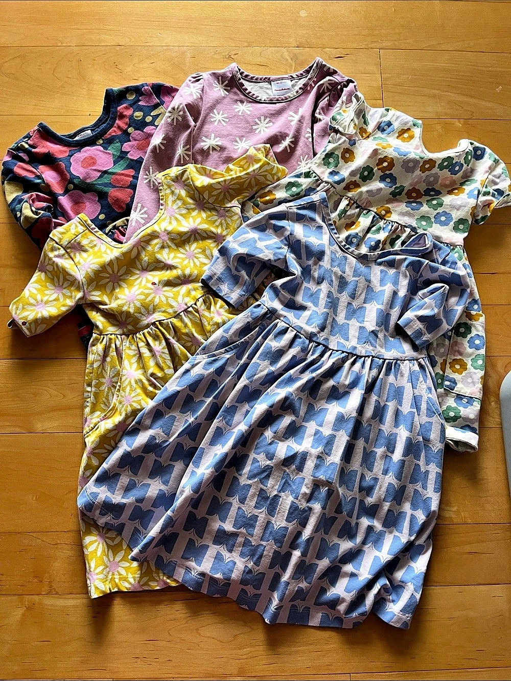 Hanna Andersson 4T BUNDLE Long and short sleeve dresses